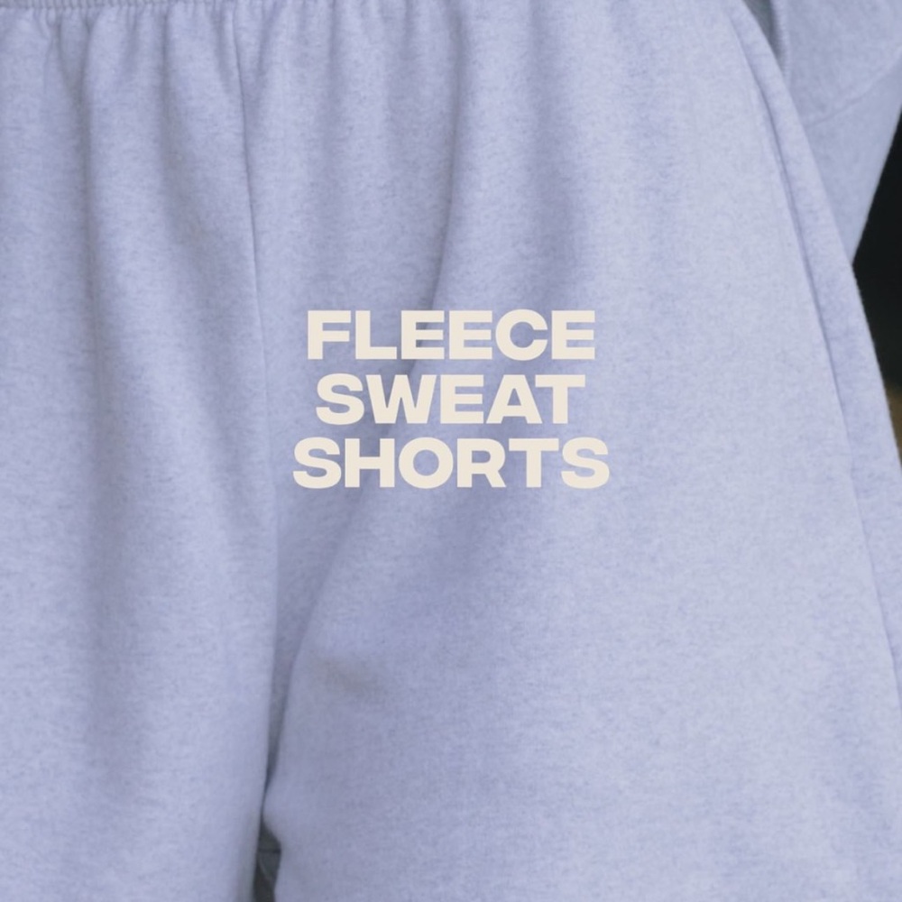 Daily Drills Heather Gray Fleece Sweat Shorts